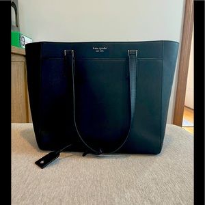 Extra Large gently used Kate Spade Black Tote